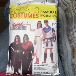 McCall's Costume Cut Patterns 7747 Medium‎ Boy And Girl Outfits